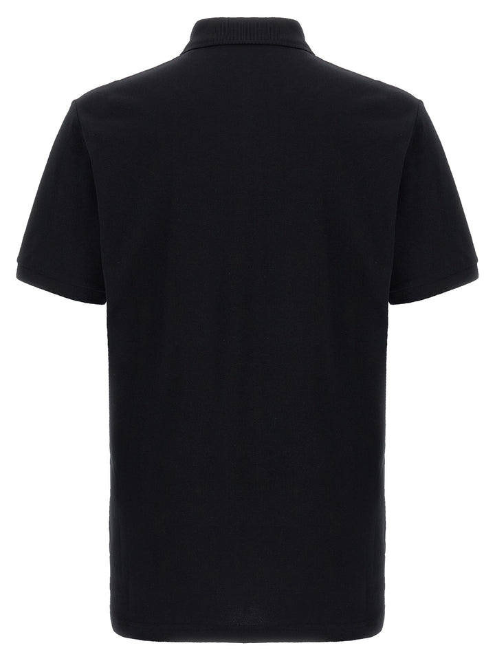 Moschino Black Cotton Polo Shirt