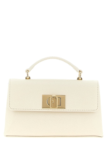 Furla White Leather Crossbody Bag