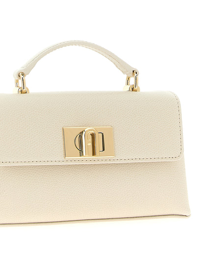 Furla White Leather Crossbody Bag