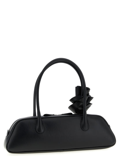 Magda Butrym Black Calfskin Shoulder Bag