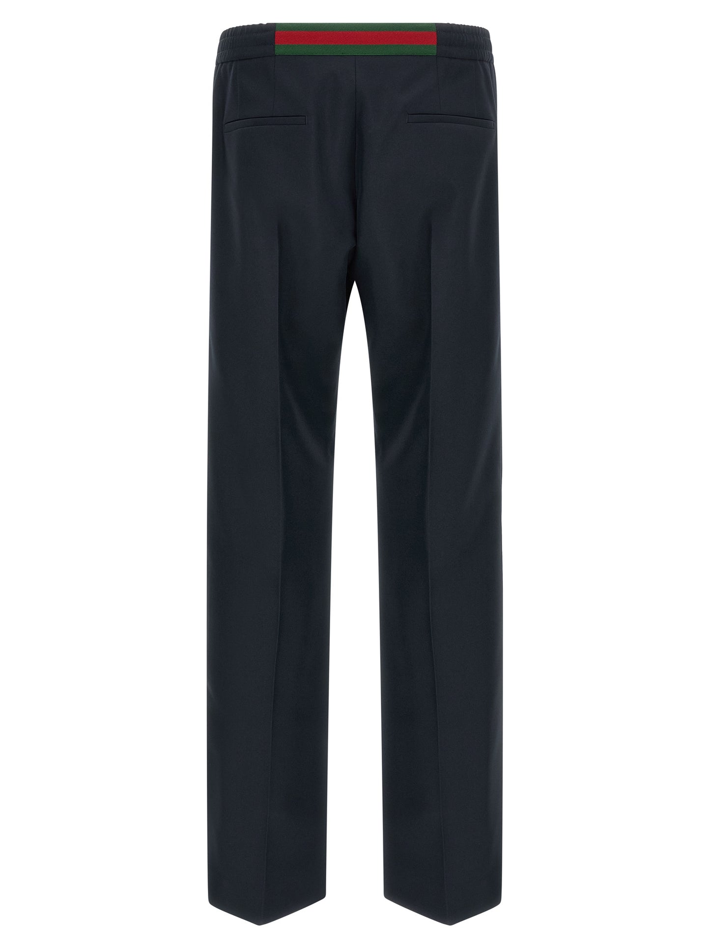Gucci Blue Polyester Casual Pants