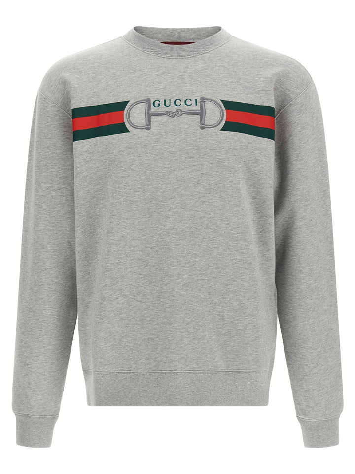 Gucci Gray Cotton Sweatshirt