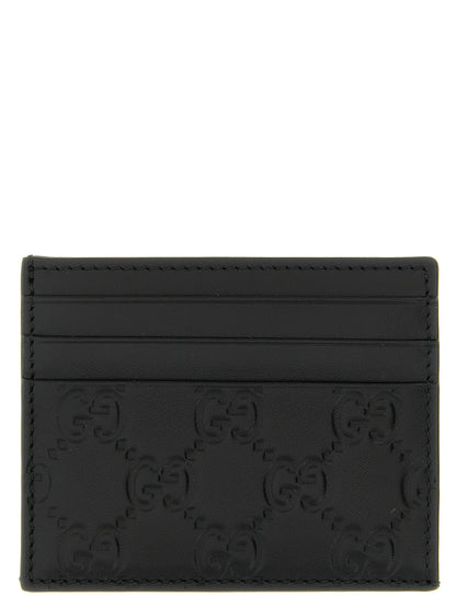 Gucci Black Calfskin Cardholder