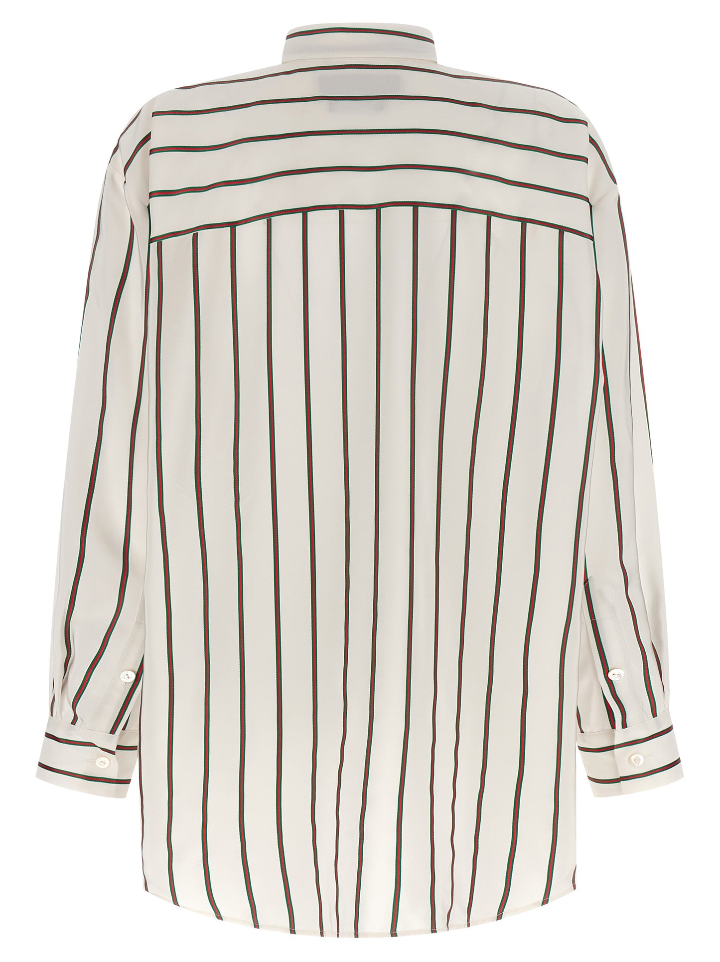 Gucci White Silk Blouse