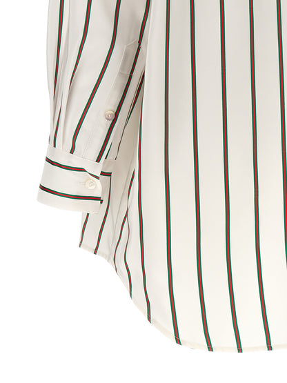 Gucci White Silk Blouse