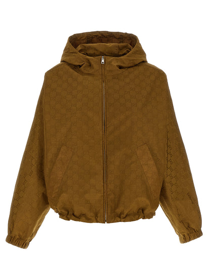 Gucci Bicolor Polyamide Shell Jacket