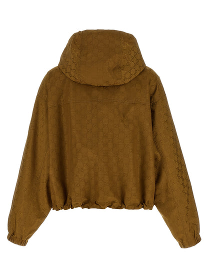 Gucci Bicolor Polyamide Shell Jacket