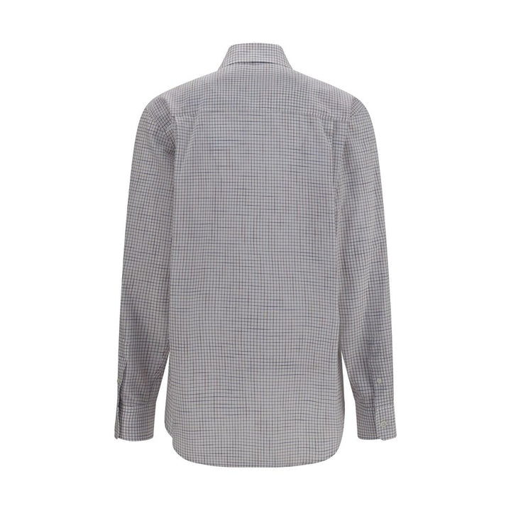 The Row Multicolor Cotton Pattern Shirt