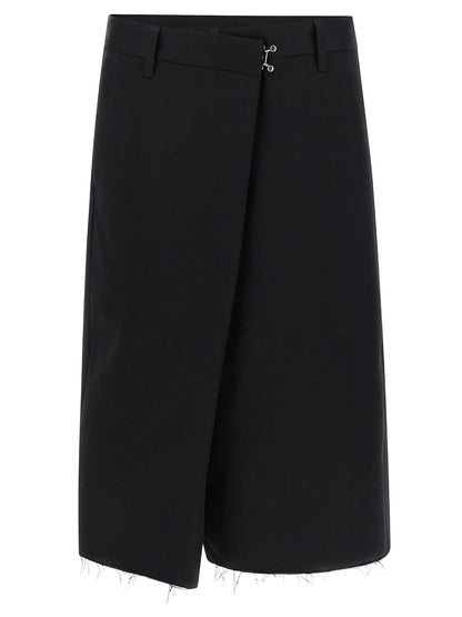 Maison Margiela Black Cotton Bermuda Shorts
