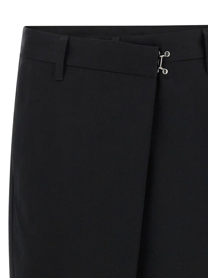 Maison Margiela Black Cotton Bermuda Shorts