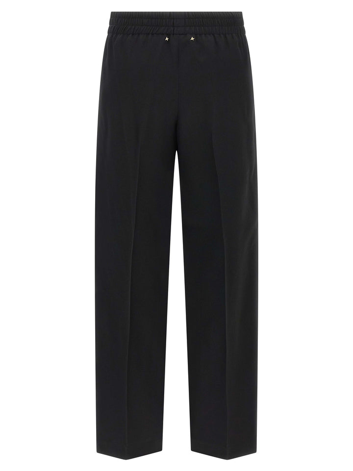 Golden Goose Black Virgin Wool Casual Pants