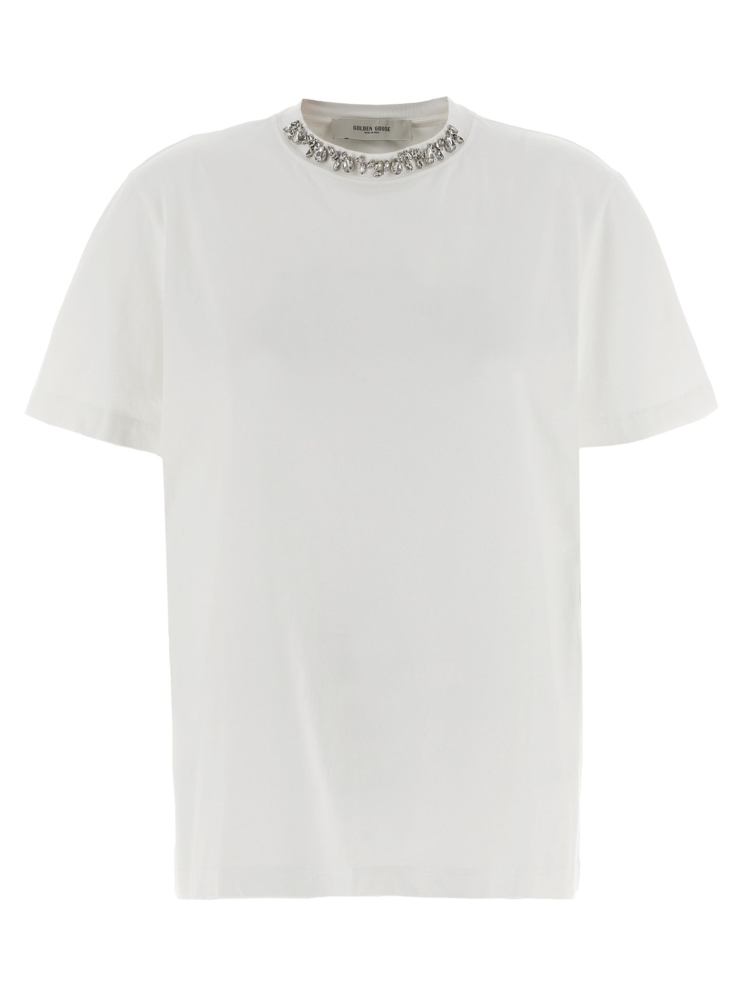 Golden Goose White Cotton T-Shirt
