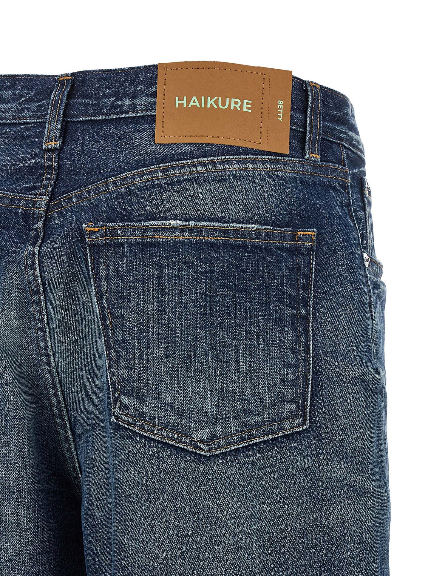Haikure Blue Cotton Jeans Denim