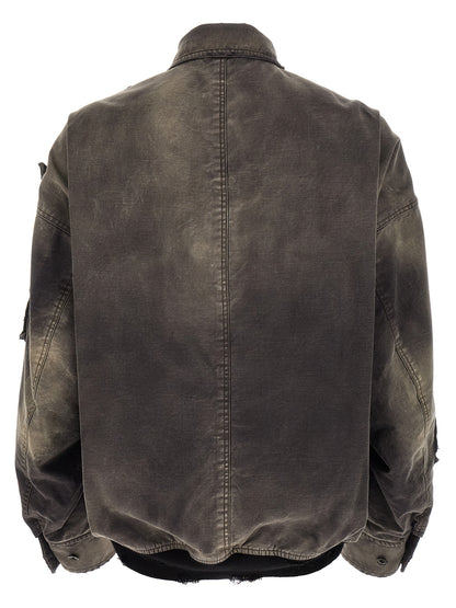 Maison Mihara Yasuhiro Black Cotton Bomber