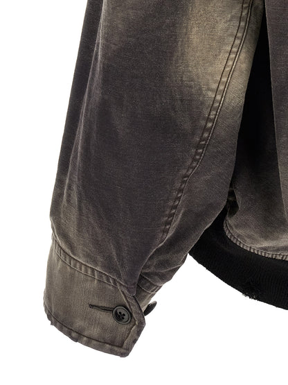 Maison Mihara Yasuhiro Black Cotton Bomber