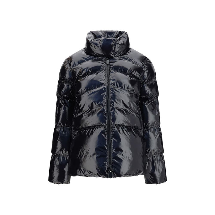 PINKO Black Polyamide Full-Length Jacket