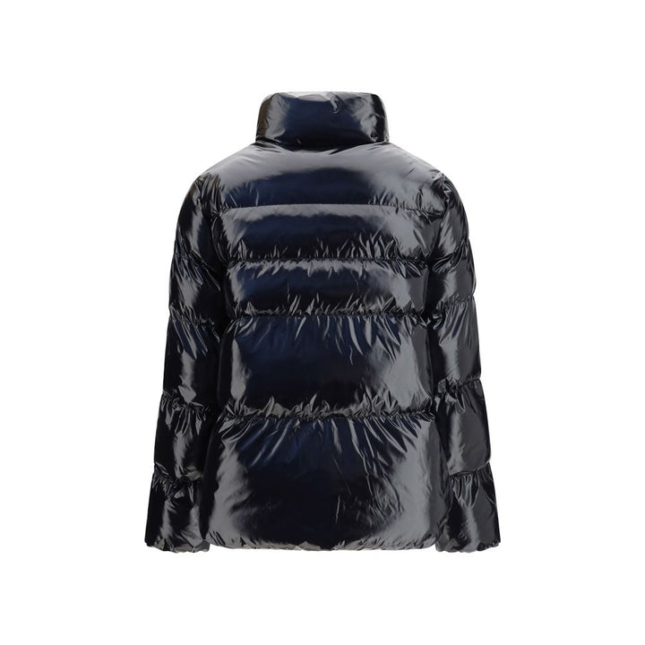 PINKO Black Polyamide Full-Length Jacket