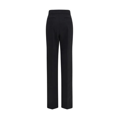 Valentino Garavani Black Wool Oves Aries Flared Pants