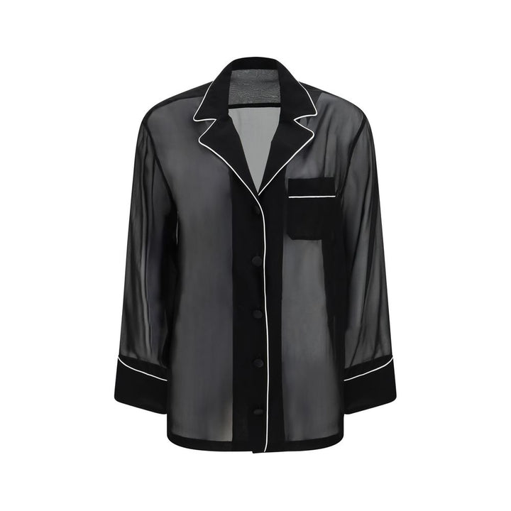 Dolce & Gabbana Black Silk Shirt