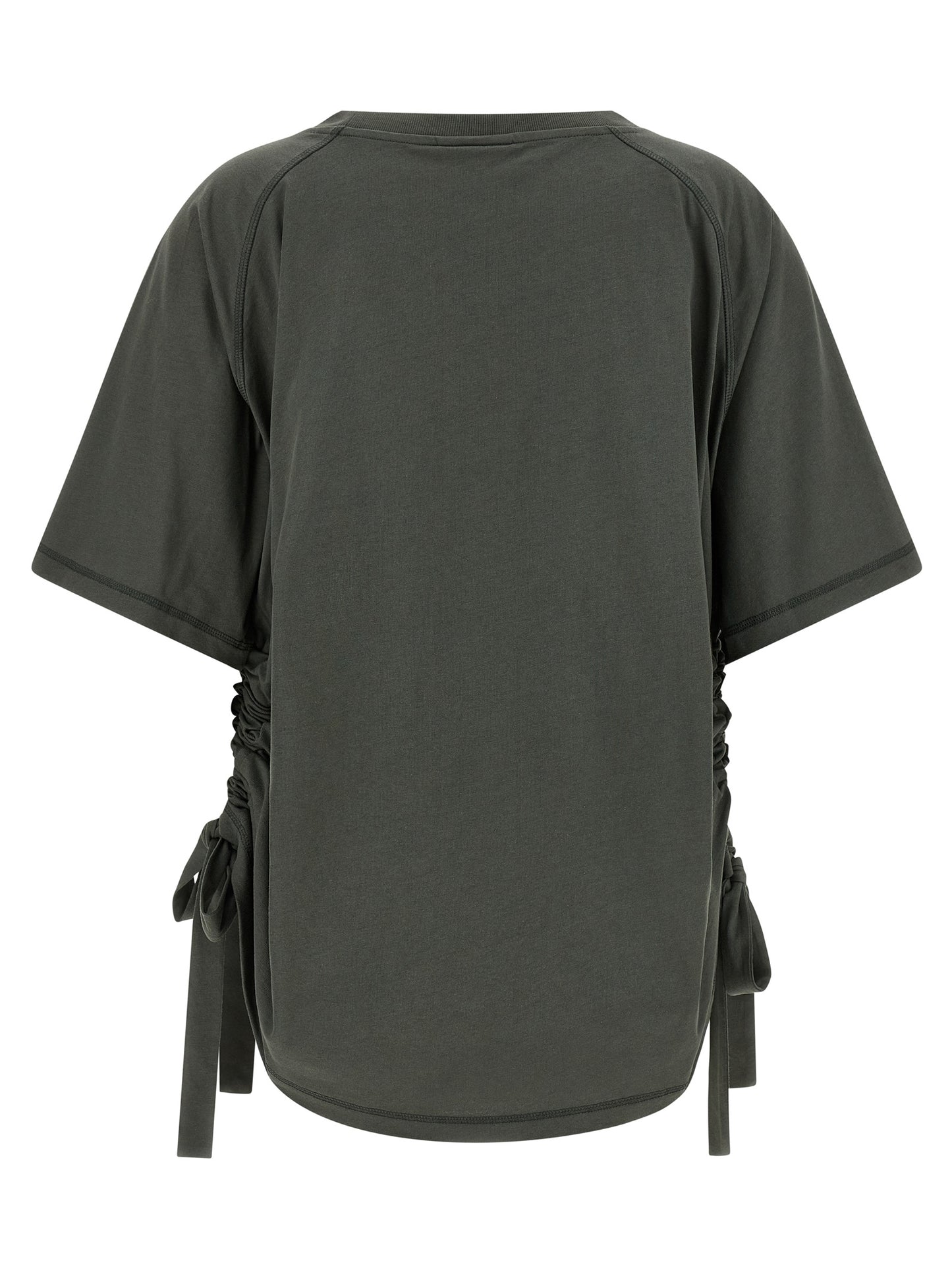 Ganni Gray Organic Cotton Sportswear