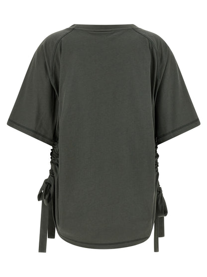 Ganni Gray Organic Cotton Sportswear
