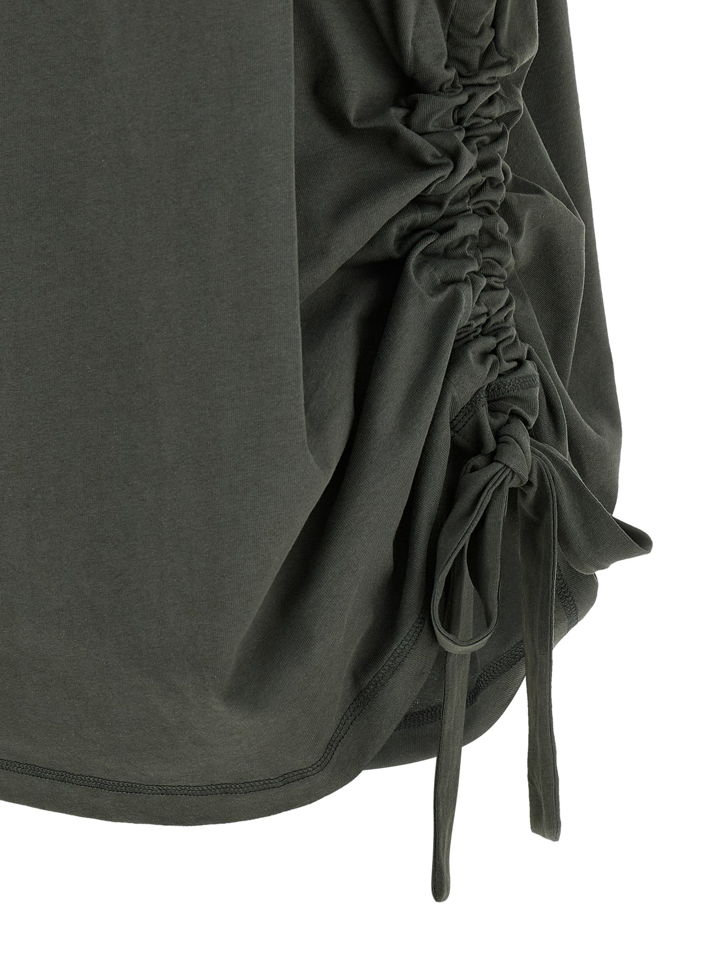 Ganni Gray Organic Cotton Sportswear