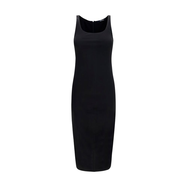 Jacquemus Black Viscose Casual Dress