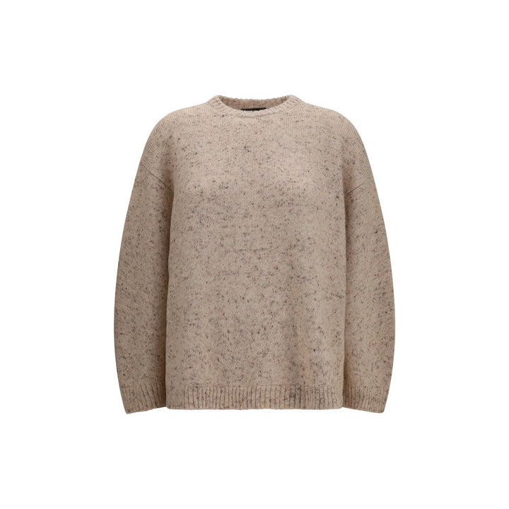 Fabiana Filippi Beige Wool Oves Aries Sweatshirt