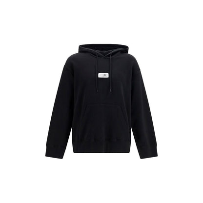 MM6 Black Cotton Sweatshirt