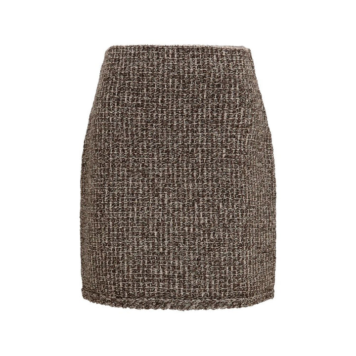 Fabiana Filippi Brown Polyamide Mini Skirt