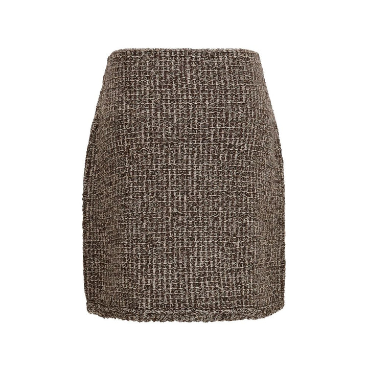Fabiana Filippi Brown Polyamide Mini Skirt