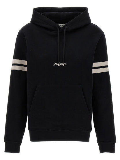 Saint Laurent Bicolor Cotton Sweatshirt