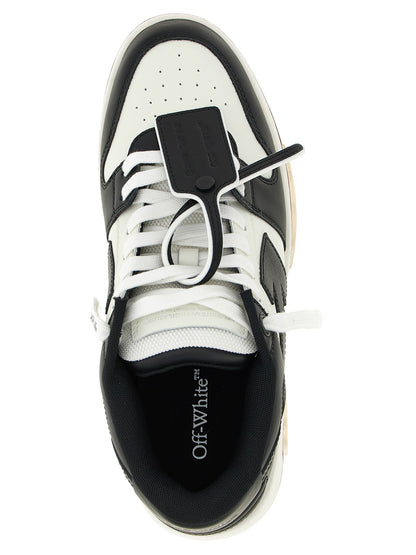 Off-White Bicolor Calfskin Low Top Sneakers