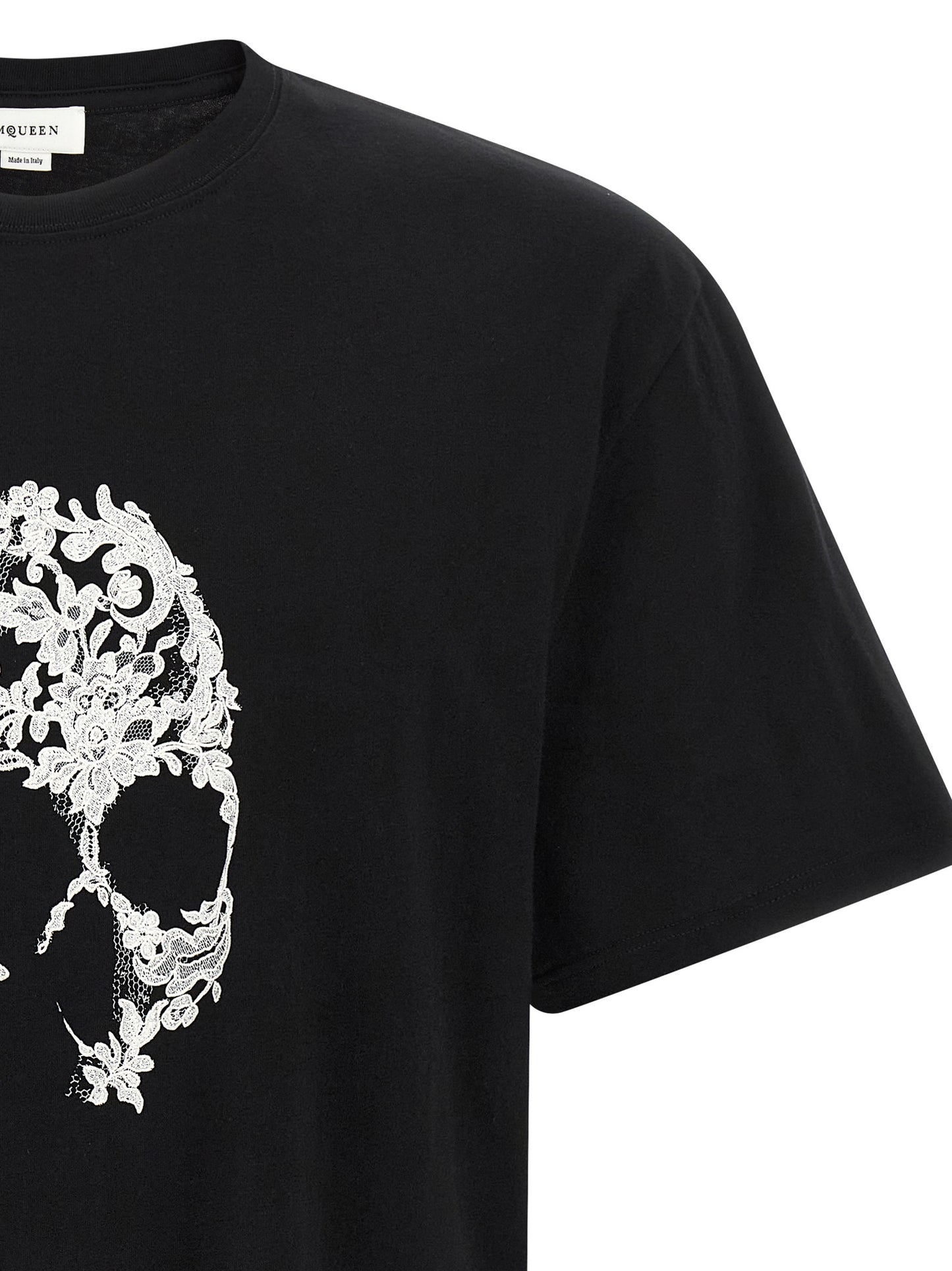 Alexander McQueen Bicolor Cotton T-Shirt