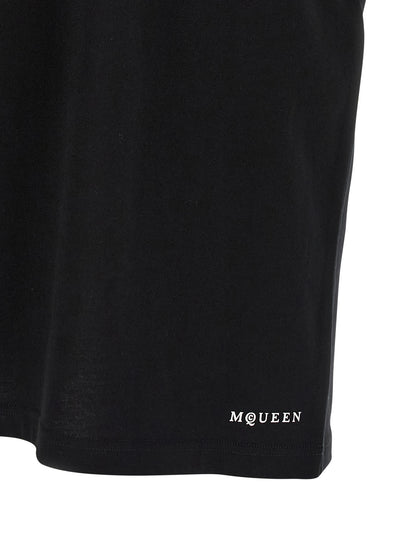 Alexander McQueen Bicolor Cotton T-Shirt