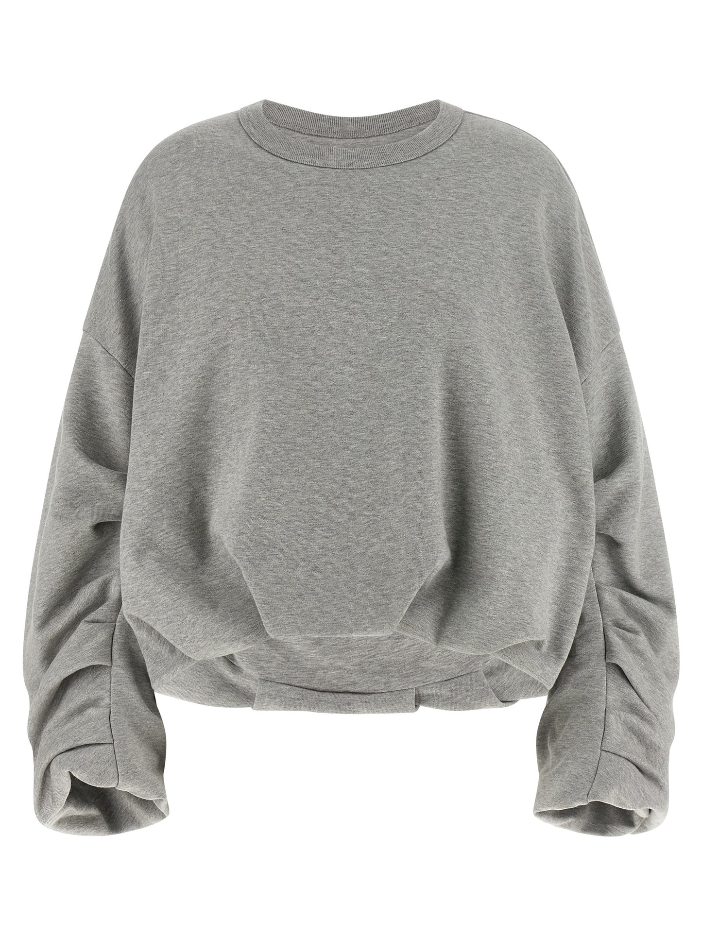 Dries Van Noten Gray Cotton Sweatshirt