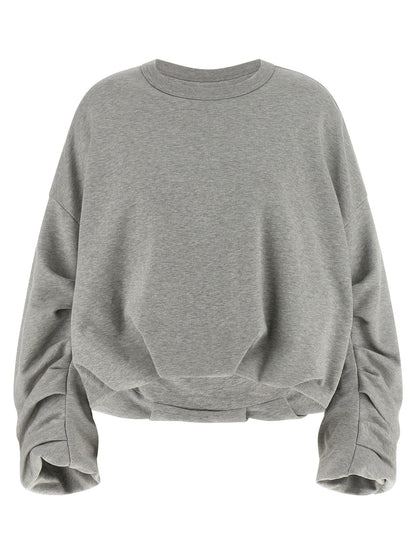 Dries Van Noten Gray Cotton Sweatshirt
