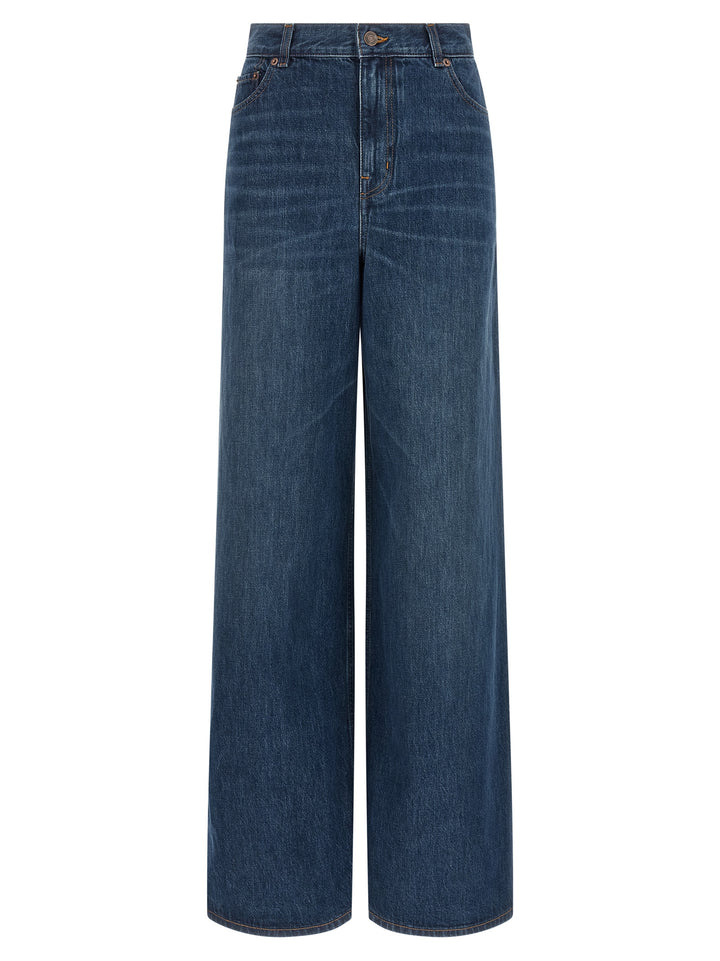 Chloé Blue Cotton Jeans Denim