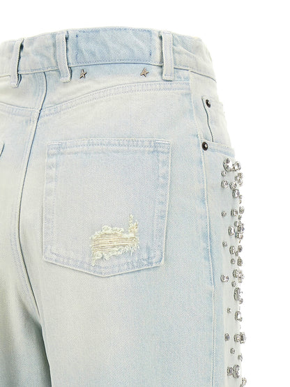 Golden Goose Blue Cotton Jeans Denim