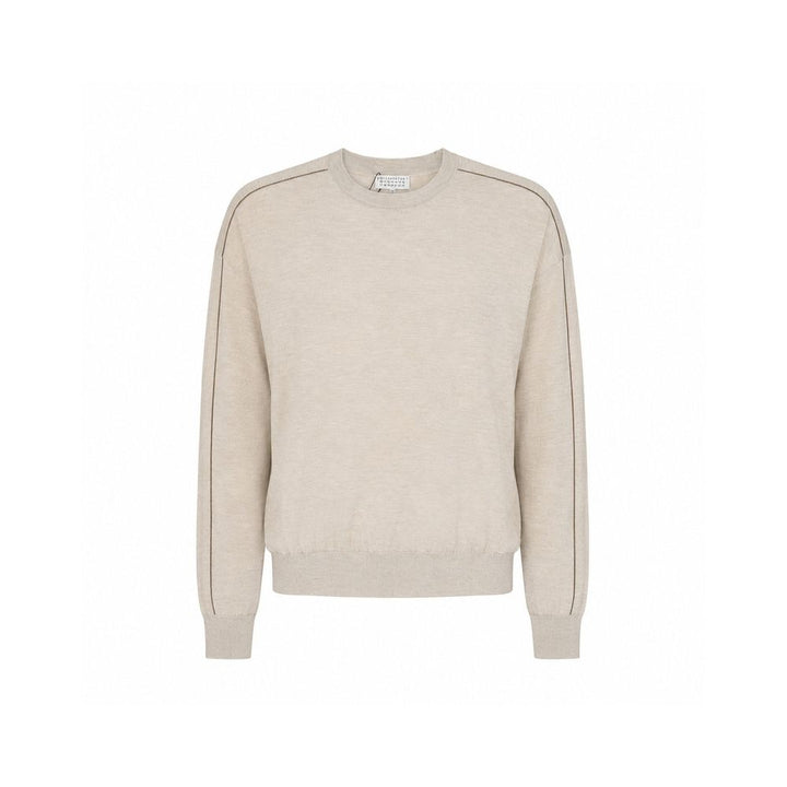 Brunello Cucinelli Beige Cashmere Sweatshirt