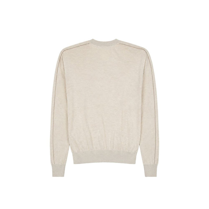 Brunello Cucinelli Beige Cashmere Sweatshirt