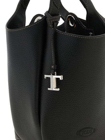 Tod's Black Calfskin Handbag