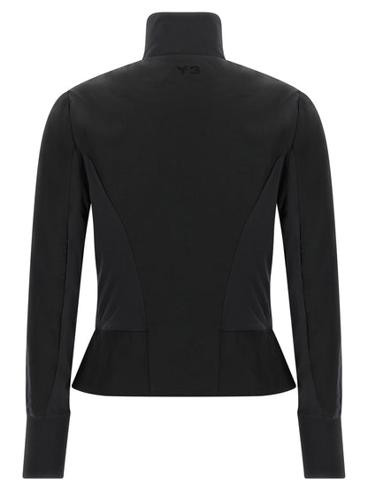 Y-3 Black Polyamide Sweatshirt