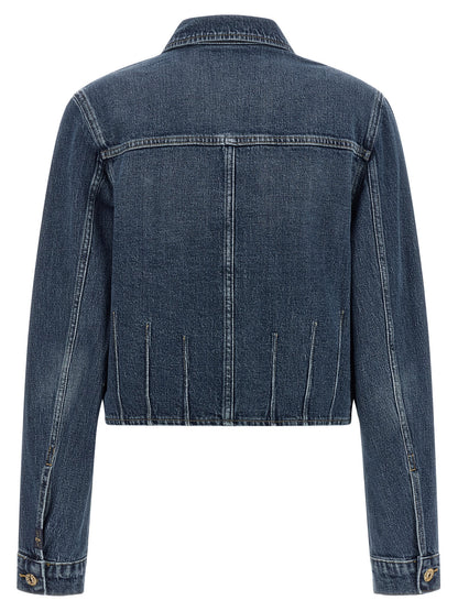 7 For All Mankind Blue Cotton Denim Jacket