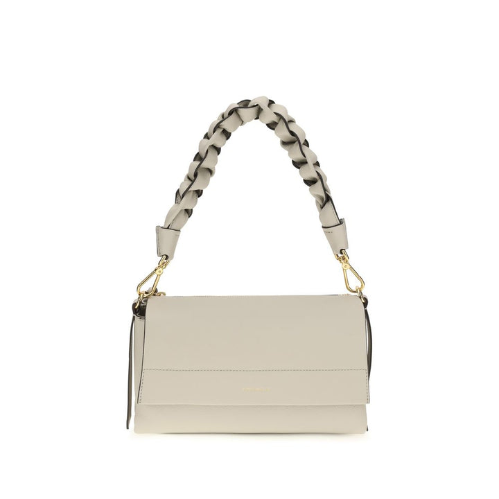 Coccinelle Beige Calf Leather Bos Taurus Shoulder Bag