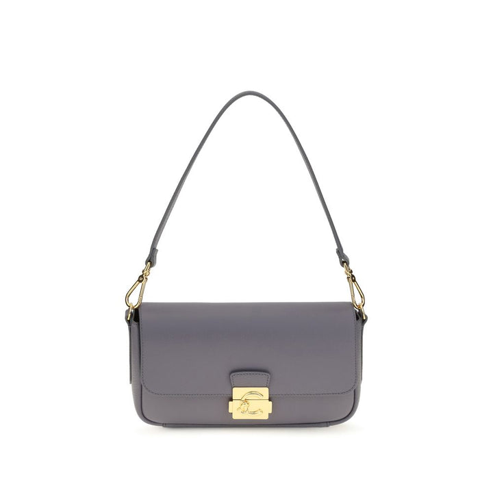 Coccinelle Blue Calf Leather Bos Taurus Shoulder Bag