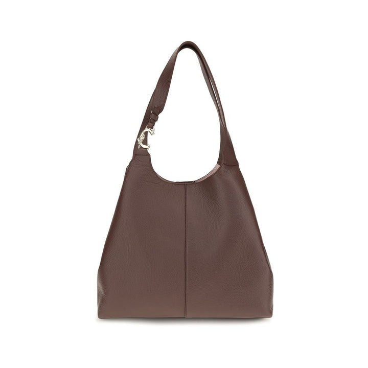 Coccinelle Brown Calf Leather Bos Taurus Shoulder Bag