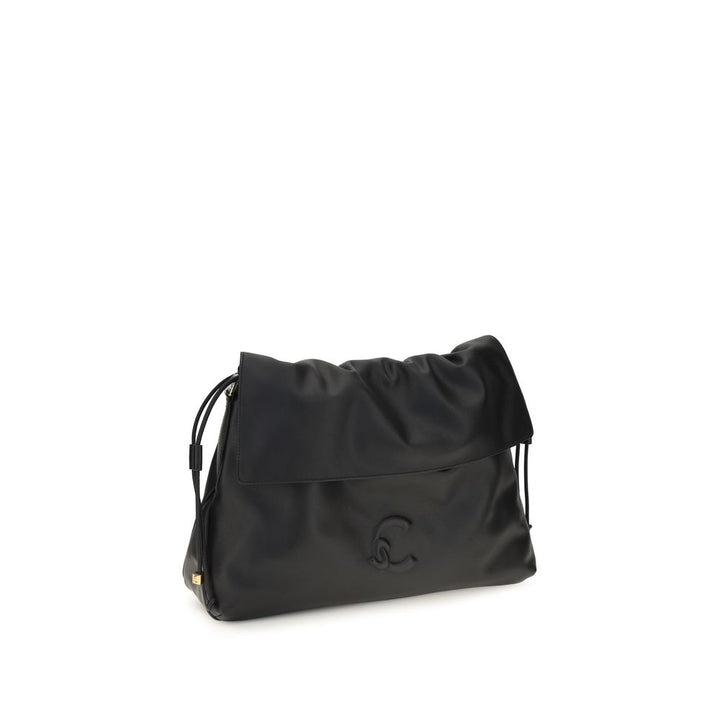 Coccinelle Black Calf Leather Bos Taurus Shoulder Bag