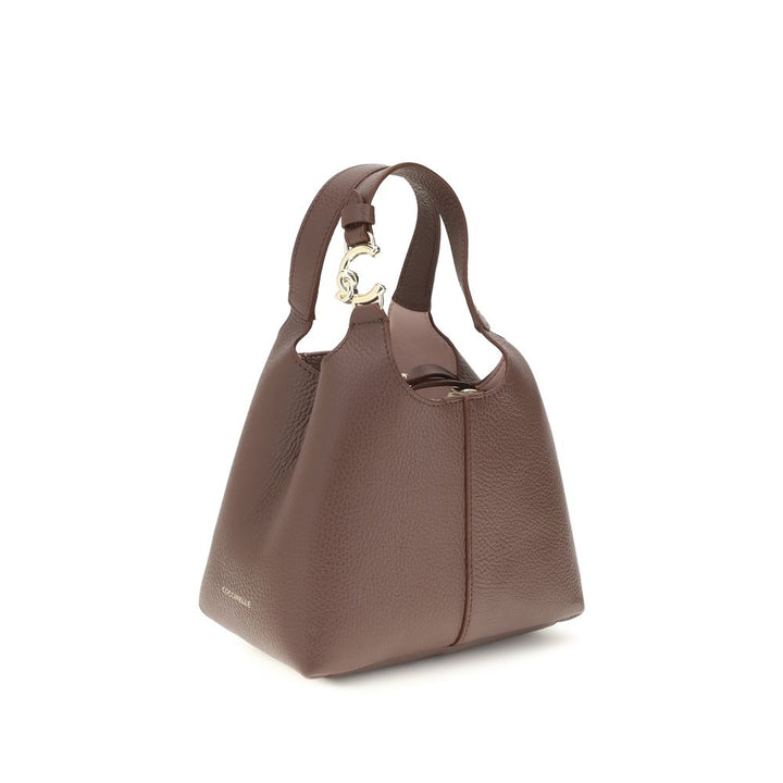 Coccinelle Brown Calf Leather Bos Taurus Handbag