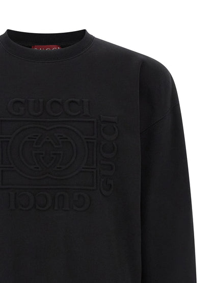 Gucci Black Cotton Sweatshirt